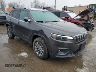 2020 Jeep Cherokee Latitude Plus with VIN 1C4PJLLB1LD535782, listed as a Copart auction lot 44261835 with 47,638 mi miles and Clean Title. Bid and sale history available at carsss.com. Image 4.