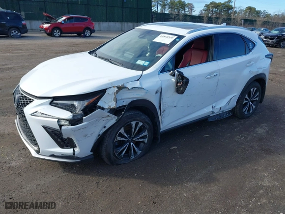 2019 Lexus NX with VIN JTJBARBZ3K2193240, listed as a IAAI auction lot 41810329 with 7,630 mi miles. Bid and sale history available at carsss.com. Image 18.