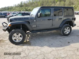 2018 Jeep Wrangler Unlimited Sport z VIN 1C4HJXDN5JW267700, wystawiony jako Copart lot #53298585 z przebiegiem 81 543 mil mil oraz Szkody całkowita. Historia ofert i sprzedaży dostępna na DreamBid. Obrazek 1.