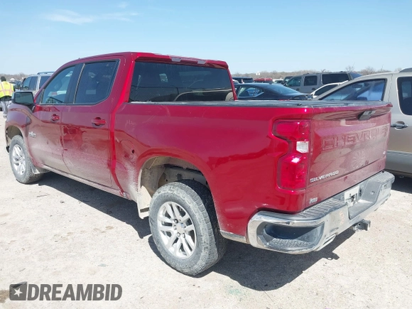 2021 Chevrolet Silverado 1500 LT with VIN 3GCUYDED1MG417061, listed as a IAAI auction lot 41857543 with 87,450 mi miles and . Bid and sale history available at DreamBid. Image 3.
