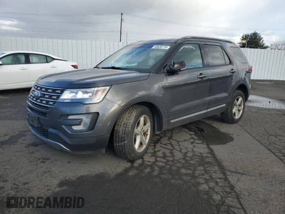 2017 Ford Explorer XLT with VIN 1FM5K8D87HGE12879, listed as a Copart auction lot 46626775 with 121,654 mi miles and Salvage Title. Bid and sale history available at carsss.com. Image 1.