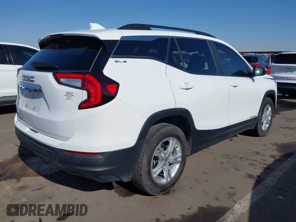 2022 GMC Terrain SLE with VIN 3GKALMEV2NL146762, listed as a IAAI auction lot 41991834 with 68,209 mi miles. Bid and sale history available at carsss.com. Image 4.