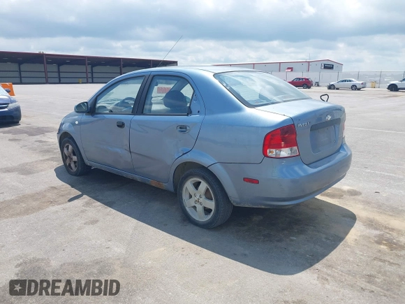 2006 Chevrolet Aveo LT with VIN KL1TG56686B665623, listed as a IAAI auction lot 42743668 with 163,963 mi miles and . Bid and sale history available at DreamBid. Image 3.