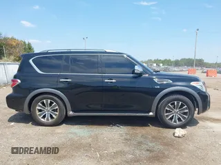2020 Nissan Armada SL with VIN JN8AY2ND6L9108907, listed as a IAAI auction lot 40211000 with 95,404 mi miles. Bid and sale history available at carsss.com. Image 13.