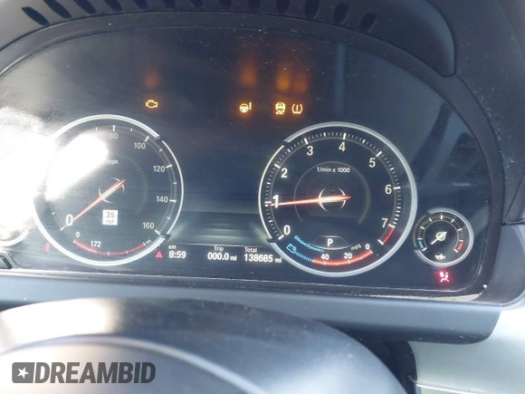 2015 BMW 6 Series 640i xDrive with VIN WBA6B8C52FD453433, listed as a IAAI auction lot 41805317 with 138,685 mi miles and . Bid and sale history available at carsss.com. Image 7.