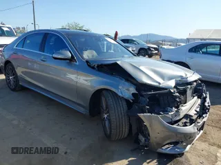 2015 Mercedes-Benz S-Class S 550 with VIN WDDUG8CB5FA072877, listed as a IAAI auction lot 41848660 with 91,532 mi miles. Bid and sale history available at carsss.com. Image 1.