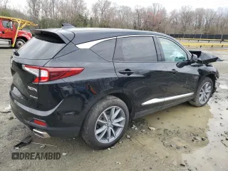 2023 Acura RDX w/Technology Package with VIN 5J8TC2H53PL000181, listed as a Copart auction lot 49108725 with 10,630 mi miles and Salvage Title. Bid and sale history available at carsss.com. Image 3.
