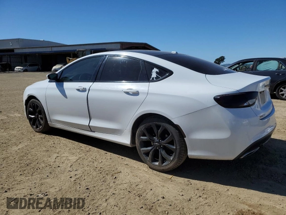 2015 Chrysler 200 S with VIN 1C3CCCBG0FN718258, listed as a Copart auction lot 48431805 with 122,209 mi miles and Salvage Title. Bid and sale history available at DreamBid. Image 2.