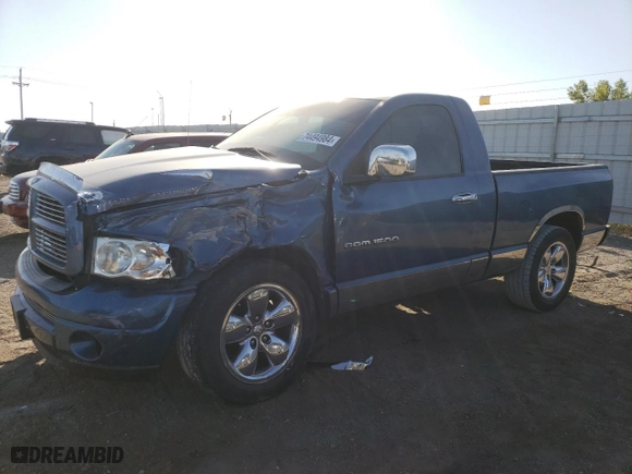 2003 Dodge Ram 1500 ST with VIN 1D7HA16D33J665172, listed as a Copart auction lot 74494984 with 106,525 mi miles and Clean Title. Bid and sale history available at carsss.com. Image 1.