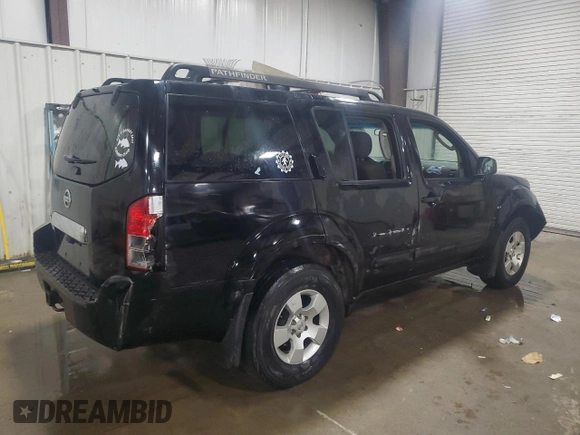 2007 Nissan Pathfinder S with VIN 5N1AR18U67C618435, listed as a Copart auction lot 67270824 with 169,498 mi miles and Salvage Title. Bid and sale history available at carsss.com. Image 3.