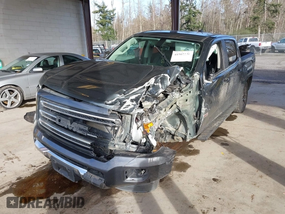 2015 GMC Canyon 2WD SLE with VIN 1GTG5BE37F1265497, listed as a IAAI auction lot 41507236 with 101,385 mi miles. Bid and sale history available at carsss.com. Image 18.