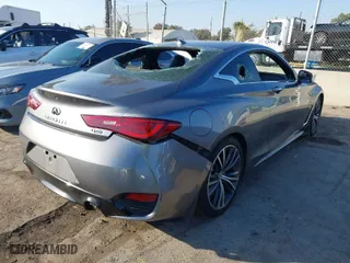 2018 Infiniti Q60 3.0t LUXE with VIN JN1EV7EK9JM343297, listed as a IAAI auction lot 41403700 with 38,995 mi miles. Bid and sale history available at carsss.com. Image 4.