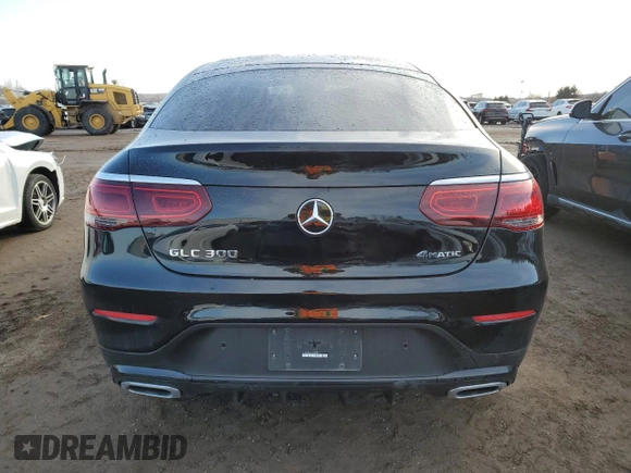 2021 Mercedes-Benz GLC with VIN W1N0J8EBXMF920851, listed as a Copart auction lot 46797725 with 88,523 mi miles and Salvage Title. Bid and sale history available at carsss.com. Image 6.