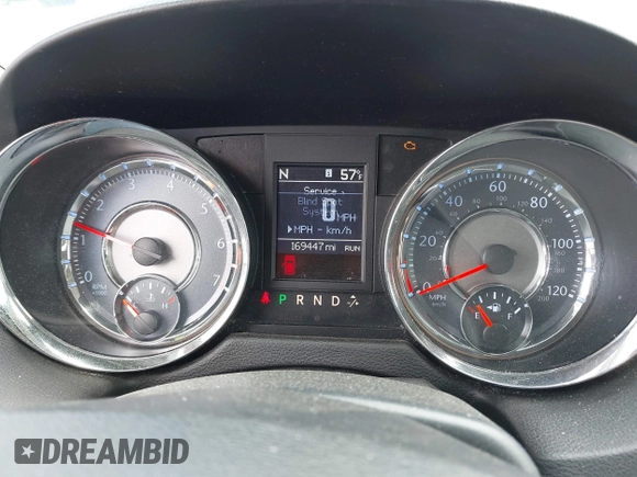 2014 Chrysler Town & Country Touring-L with VIN 2C4RC1CG2ER107917, listed as a IAAI auction lot 42180194 with 169,447 mi miles. Bid and sale history available at carsss.com. Image 7.