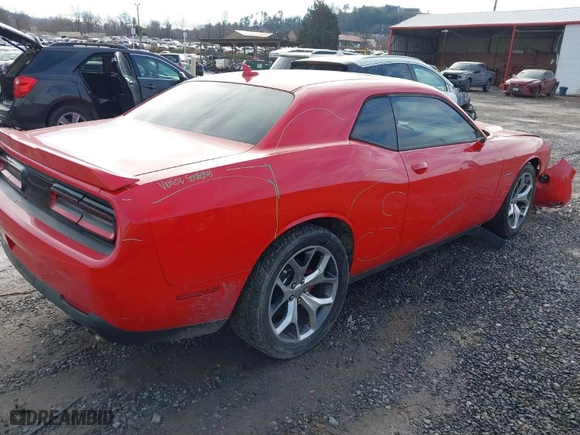 2016 Dodge Challenger R/T with VIN 2C3CDZBT9GH279536, listed as a IAAI auction lot 41149946 with 62,119 mi miles. Bid and sale history available at carsss.com. Image 4.