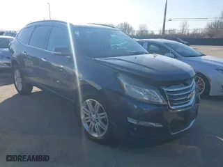 2014 Chevrolet Traverse LT with VIN 1GNKRGKD5EJ109389, listed as a IAAI auction lot 41794396 with 148,432 mi miles. Bid and sale history available at carsss.com. Image 1.