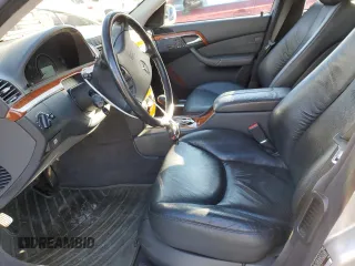 2003 Mercedes-Benz S-Class 4.3L with VIN WDBNG83J43A337899, listed as a Copart auction lot 77347074 with 164,936 mi miles and Clean Title. Bid and sale history available at carsss.com. Image 7.