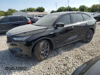 2022 Acura MDX w/A-Spec Package with VIN 5J8YE1H02NL030168, listed as a Copart auction lot 69001204 with 45,231 mi miles and Salvage Title. Bid and sale history available at carsss.com. Image 1.