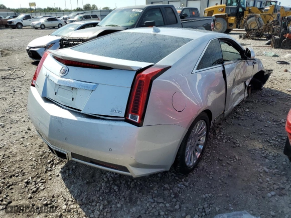 2014 Cadillac CTS Coupe Premium with VIN 1G6DH1E3XE0191553, listed as a Copart auction lot 71452654 with 61,904 mi miles and Salvage Title. Bid and sale history available at carsss.com. Image 3.