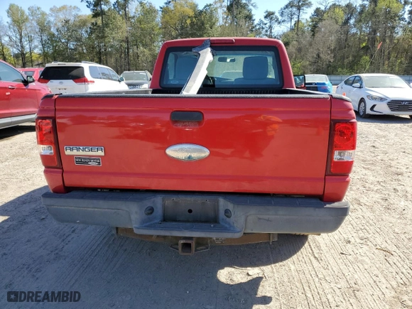 2010 Ford Ranger XL with VIN 1FTKR1AD3APA57209, listed as a Copart auction lot 50052105 with 200,011 mi miles and Salvage Title. Bid and sale history available at carsss.com. Image 6.