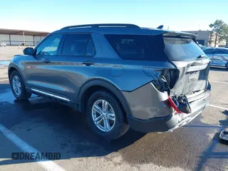 2023 Ford Explorer XLT with VIN 1FMSK7DH2PGB07995, listed as a IAAI auction lot 41518424 with 14,438 mi miles. Bid and sale history available at carsss.com. Image 3.