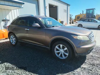 2004 Infiniti FX35 with VIN JNRAS08W74X201463, listed as a Copart auction lot 72980774 with 282,234 mi miles and Salvage Title. Bid and sale history available at carsss.com. Image 4.