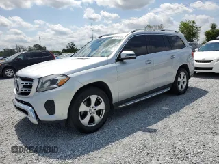 2017 Mercedes-Benz GLS 450 with VIN 4JGDF6EE0HA794457, listed as a Copart auction lot 55566895 with 186,326 mi miles and Clean Title. Bid and sale history available at DreamBid. Image 1.