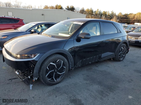 2022 Hyundai IONIQ 5 SE with VIN KM8KM4AE2NU054684, listed as a Copart auction lot 41460135 with 74,795 mi miles and Salvage Title. Bid and sale history available at carsss.com. Image 1.