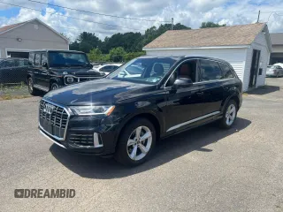 2021 Audi Q7 Premium with VIN WA1AJAF75MD030650, listed as a Copart auction lot 64444065 with 121,216 mi miles and Clean title. Bid and sale history available at DreamBid. Image 1.