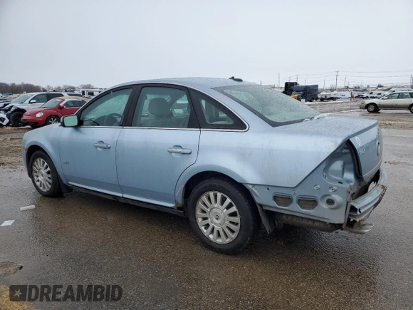 2008 Mercury Sable with VIN 1MEHM40W08G627317, listed as a Copart auction lot 45361995 with 194,506 mi miles and Salvage title. Bid and sale history available at DreamBid. Image 2.
