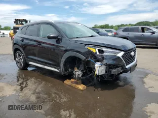 2020 Hyundai Tucson Ultimate with VIN KM8J3CALXLU280153, listed as a Copart auction lot 63006085 with 68,770 mi miles and Salvage title. Bid and sale history available at DreamBid. Image 4.