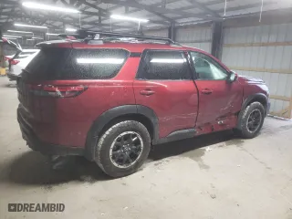 2024 Nissan Pathfinder SV with VIN 5N1DR3BD4RC282059, listed as a Copart auction lot 84520654 with 15,728 mi miles and Clean Title. Bid and sale history available at carsss.com. Image 3.