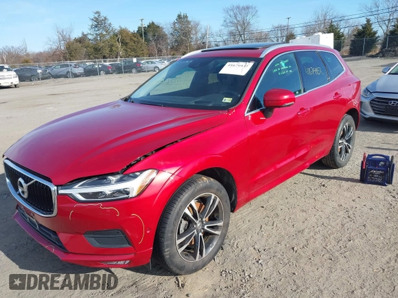 2019 Volvo XC60 Momentum с VIN LYV102RK3KB349115, выставлен на аукционе IAAI как лот 41679937 с пробегом 40 636 миль миль и . История ставок и продаж доступна на DreamBid. Изображение 2.