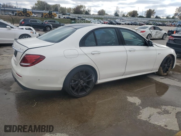 2017 Mercedes-Benz E-Class AMG E 43 with VIN WDDZF6EB6HA176940, listed as a Copart auction lot 78618414 with 45,558 mi miles and Salvage Title. Bid and sale history available at carsss.com. Image 3.