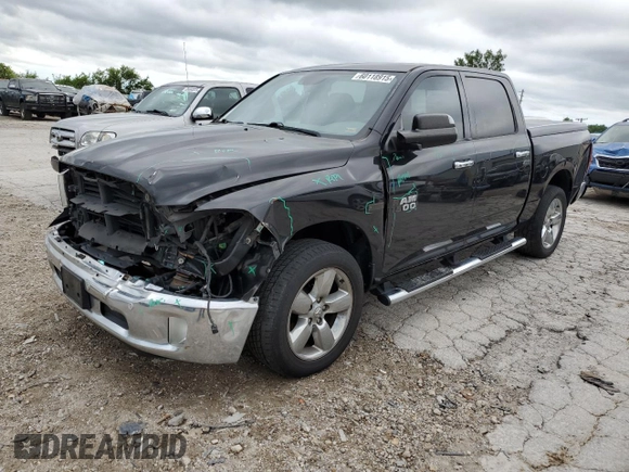 2016 Ram 1500 Big Horn with VIN 1C6RR7LM1GS198503, listed as a Copart auction lot 60118915 with 155,012 mi miles and Salvage title. Bid and sale history available at DreamBid. Image 1.