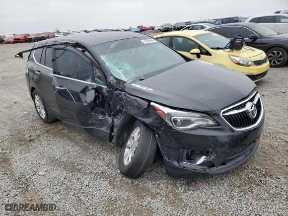 2020 Buick Envision Preferred with VIN LRBFXBSA3LD147772, listed as a Copart auction lot 43351965 with 0 mi miles and Salvage Title. Bid and sale history available at carsss.com. Image 4.