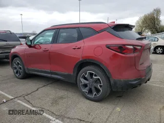 2022 Chevrolet Blazer RS with VIN 3GNKBERS4NS119021, listed as a Copart auction lot 52615455 with 60,684 mi miles and Salvage title. Bid and sale history available at DreamBid. Image 2.