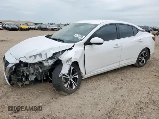 2021 Nissan Sentra SV with VIN 3N1AB8CV9MY279399, listed as a Copart auction lot 57993355 with 78,309 mi miles and Salvage title. Bid and sale history available at DreamBid. Image 1.