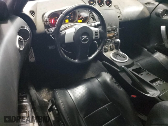 2005 Nissan 350Z Enthusiast with VIN JN1AZ34D35M601012, listed as a Copart auction lot 48969195 with 134,521 mi miles and Salvage Title. Bid and sale history available at carsss.com. Image 8.