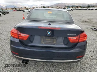 2015 BMW 4 Series 428i with VIN WBA3V7C51F5A24110, listed as a Copart auction lot 44643575 with 77,423 mi miles and Salvage Title. Bid and sale history available at carsss.com. Image 6.