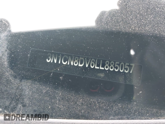 2020 Nissan Versa S z VIN 3N1CN8DV6LL885057, wystawiony jako IAAI lot #41928249 z przebiegiem 55 910 mil mil oraz . Historia ofert i sprzedaży dostępna na DreamBid. Obrazek 9.