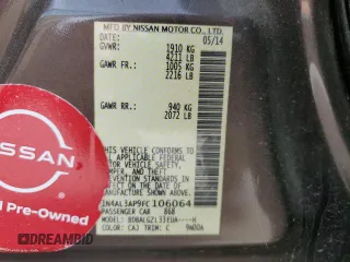 2015 Nissan Altima SV with VIN 1N4AL3AP9FC106064, listed as a Copart auction lot 49969795 with 100,228 mi miles and Salvage Title. Bid and sale history available at DreamBid. Image 12.
