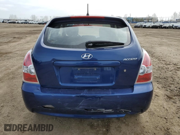 2011 Hyundai Accent L with VIN KMHCN3BC5BU193339, listed as a Copart auction lot 52600385 with 173,754 mi miles and Salvage Title. Bid and sale history available at carsss.com. Image 6.