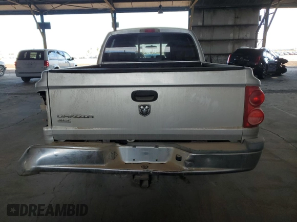 2005 Dodge Dakota SLT with VIN 1D7HE48K15S112874, listed as a Copart auction lot 42560405 with 194,887 mi miles and Salvage Title. Bid and sale history available at DreamBid. Image 6.