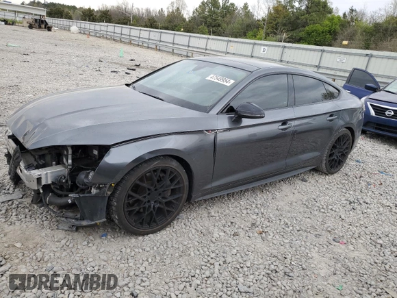 2019 Audi A5 Sportback Premium Plus with VIN WAUENCF56KA099090, listed as a Copart auction lot 47549954 with 70,949 mi miles. Bid and sale history available at carsss.com. Image 1.