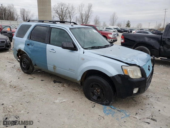 2008 Mercury Mariner with VIN 4M2CU81Z98KJ22539, listed as a Copart auction lot 49060465 with 0 mi miles and Clean Title. Bid and sale history available at carsss.com. Image 4.