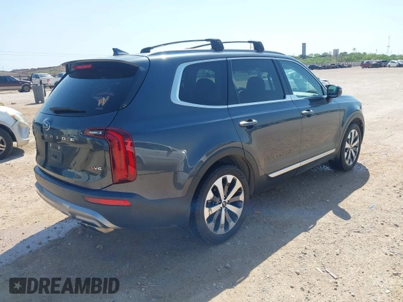 2020 Kia Telluride S with VIN 5XYP6DHC7LG016732, listed as a IAAI auction lot 42018917 with 135,518 mi miles and . Bid and sale history available at DreamBid. Image 4.
