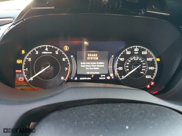 2023 Acura RDX w/Technology Package with VIN 5J8TC1H57PL001571, listed as a Copart auction lot 85279574 with 20,598 mi miles and Salvage Title. Bid and sale history available at carsss.com. Image 9.
