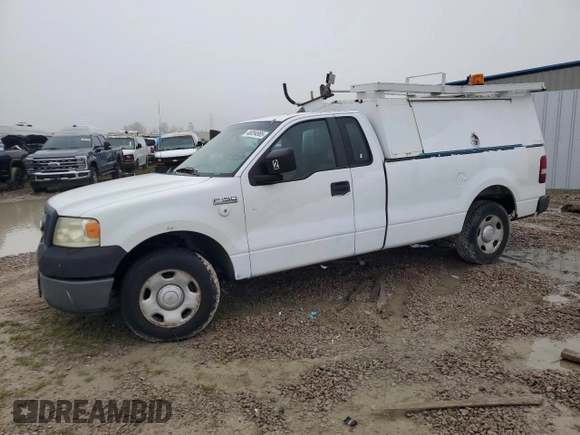 2008 Ford F-150 XL with VIN 1FTRF122X8KB70103, listed as a Copart auction lot 46054985 with 183,598 mi miles and Clean title. Bid and sale history available at DreamBid. Image 1.