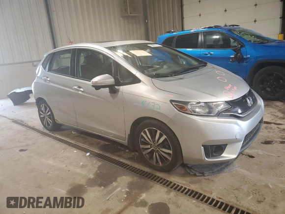 2015 Honda Fit EX with VIN 3HGGK5G82FM754820, listed as a Copart auction lot 55671125 with 111,603 mi miles and Salvage title. Bid and sale history available at DreamBid. Image 4.